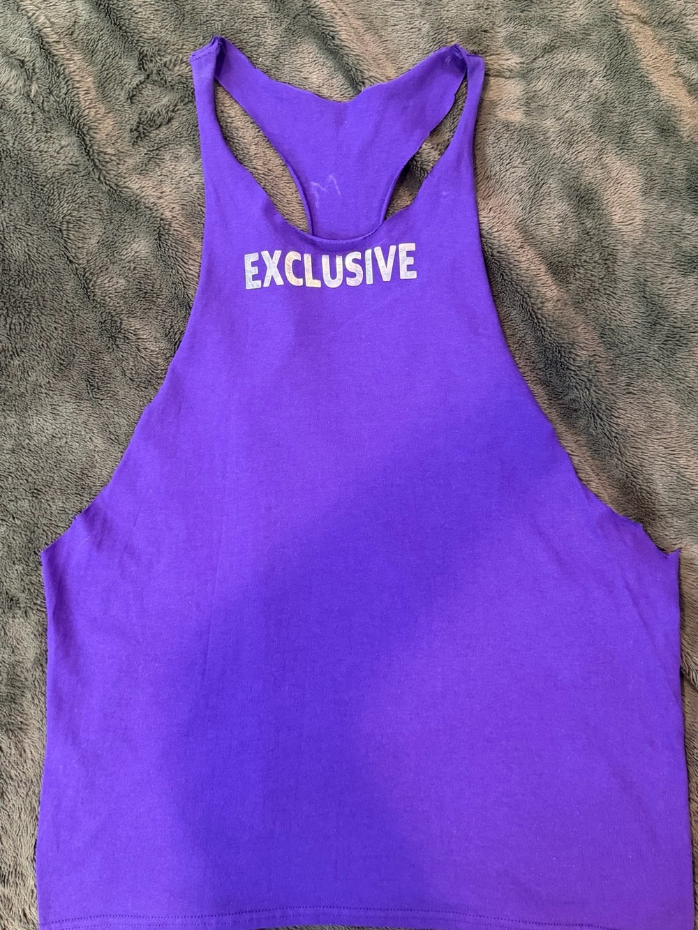 Exclusive Purple Men's Racerback Tank Top